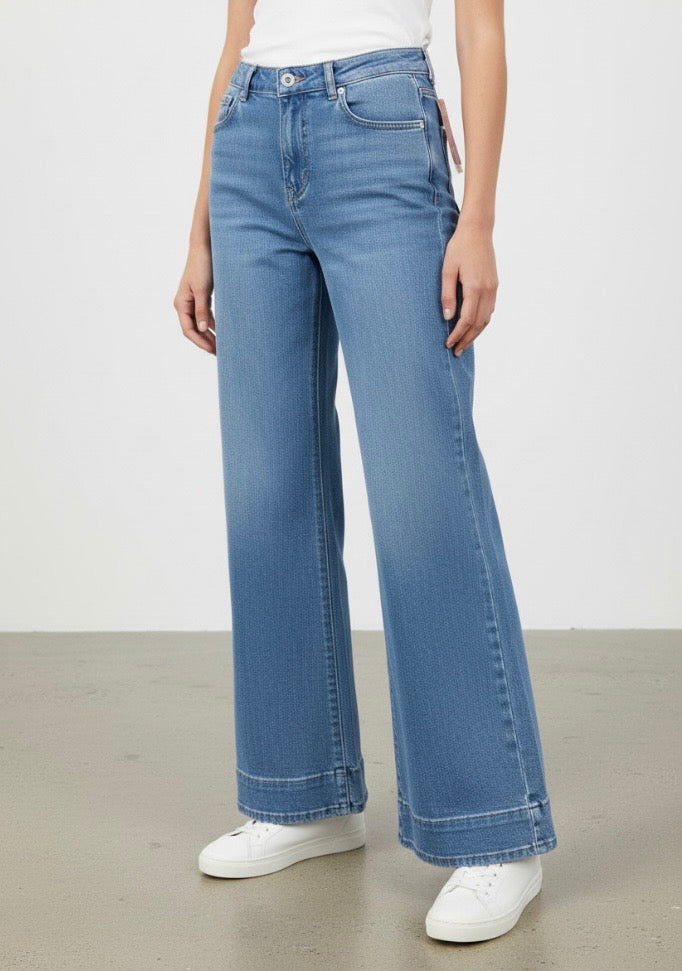 Jean Large Bleu