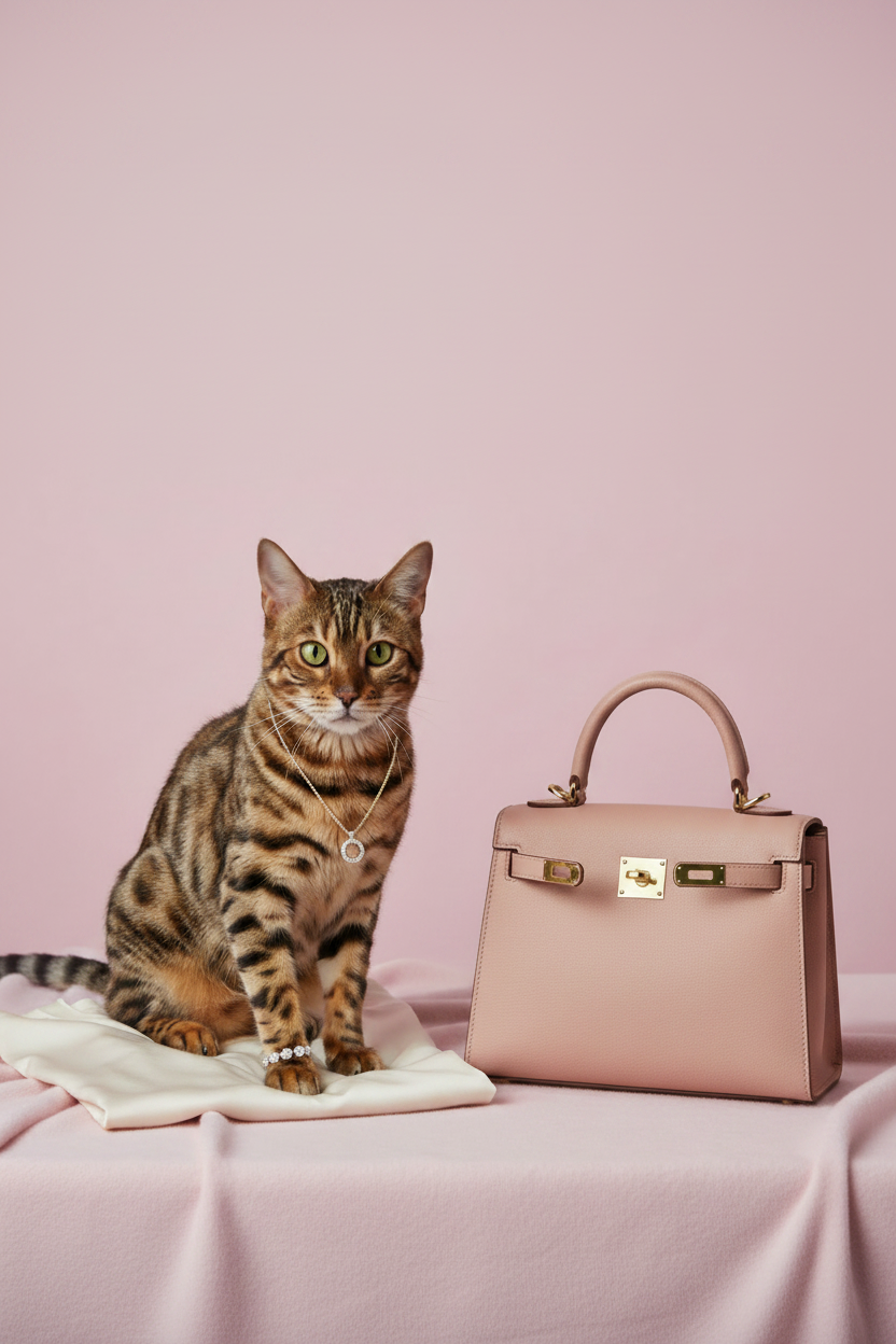 Chat Bengal recadré