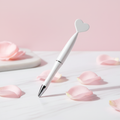 Stylo Cœur Blanc