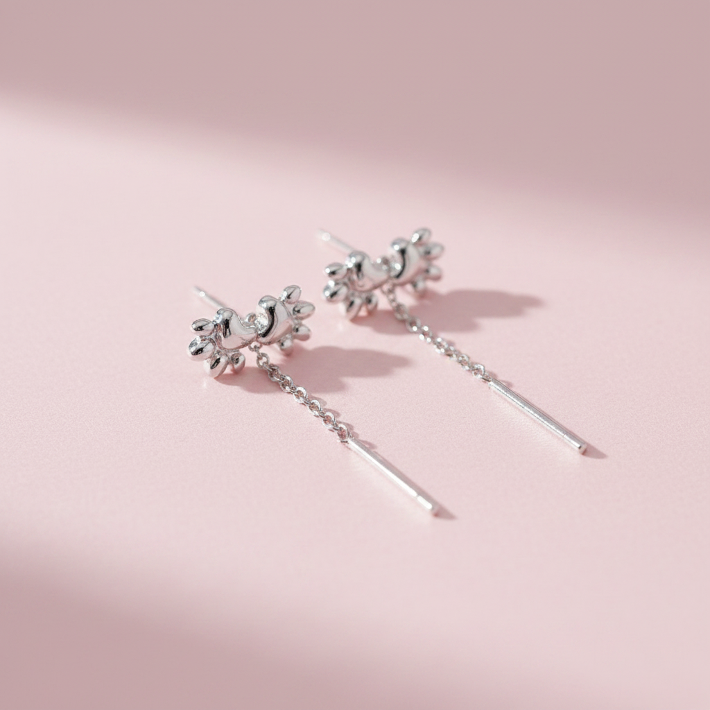 Boucles d'oreilles pattounes chat