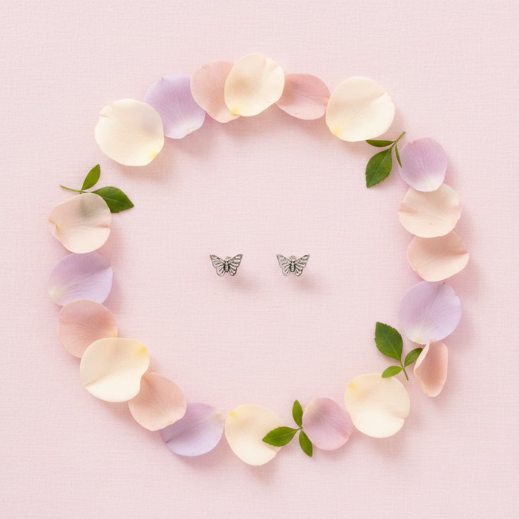 Boucles d'oreilles Papillon