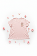 T-shirt Rose Ourson