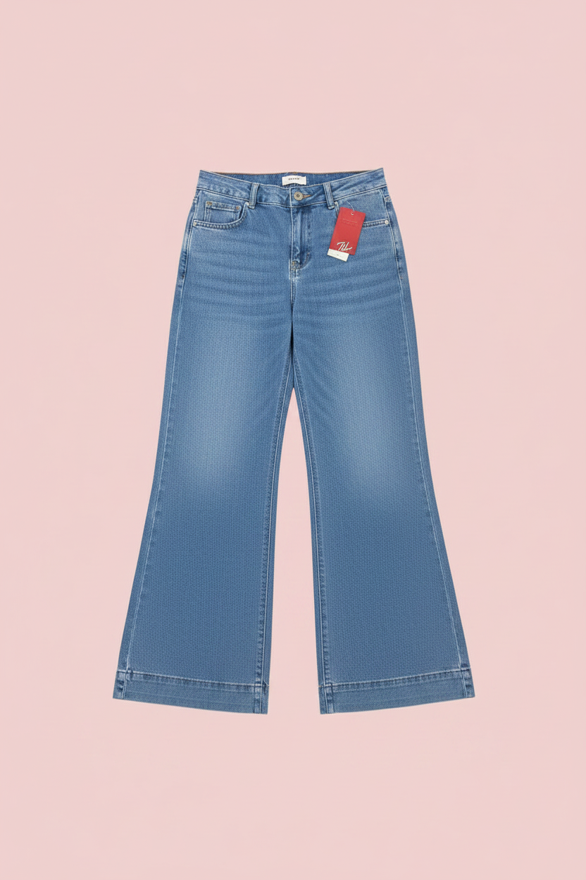 Jean Large Bleu