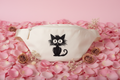 Sac banane motif chat fait main