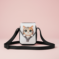 Sac à bandoulière motif chat